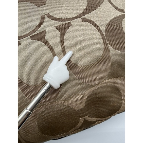 COACH Signature Large Tan Hobo Shoulder Bag 12676 - Picture 7 of 16